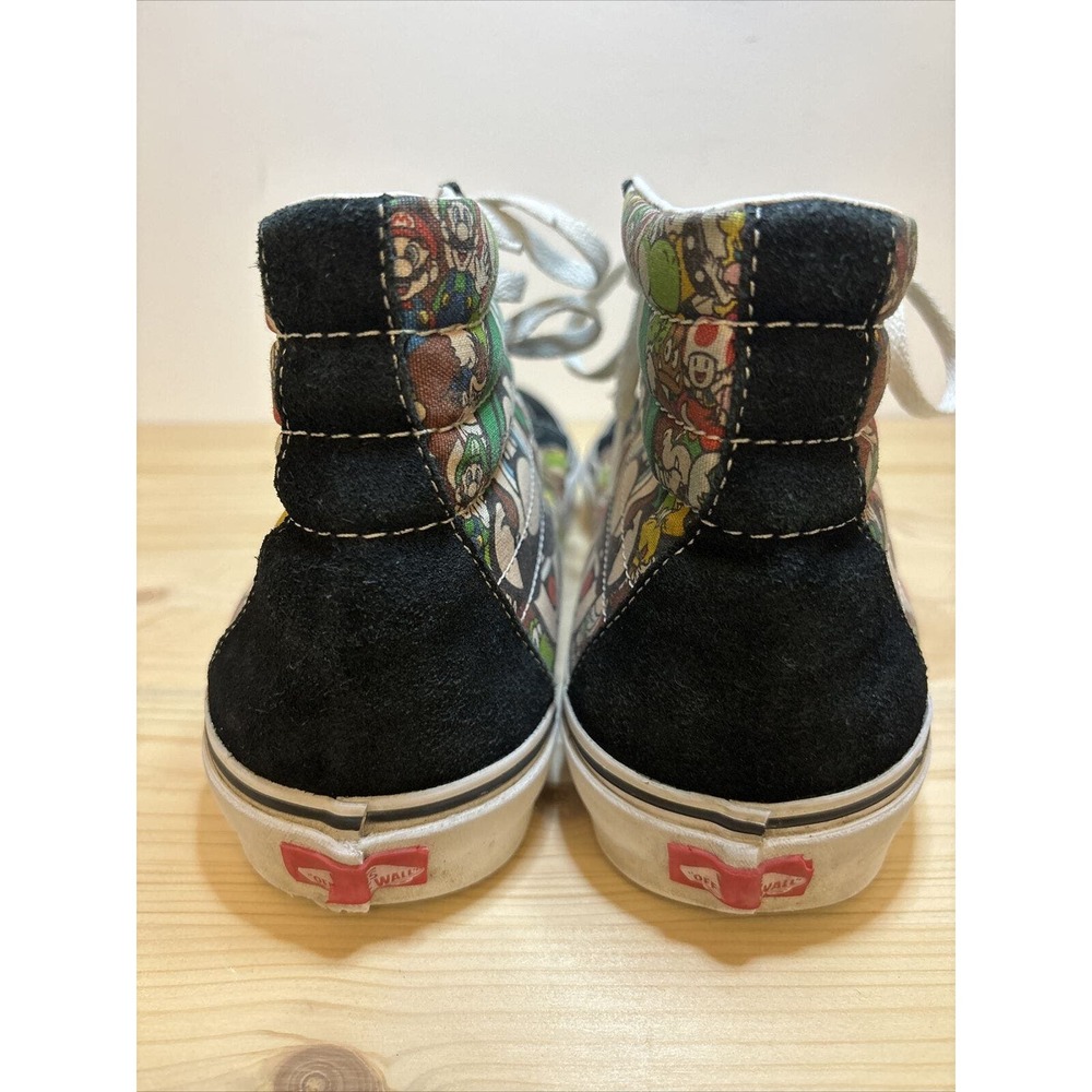 Vans‎ Nintendo Super Mario Game Over Sk8 Hi Top Shoes Sneakers Mens 10.5 EUC H10 - Picture 6 of 8